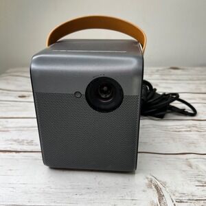 Formovie Dice Portable Projector Grey Tan Leather Handle MPP20CA000HUS OS